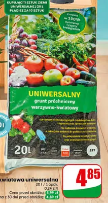 Ziemia kwiatowa uniwersalna promocja w Dino