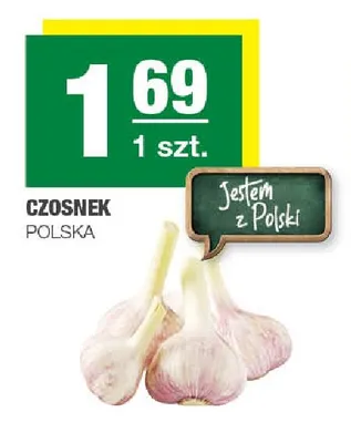Czosnek polski promocja w SPAR