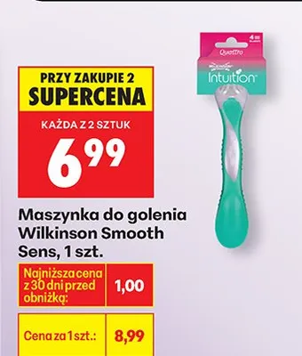 Maszynka do golenia Smooth Sens promocja w Biedronka