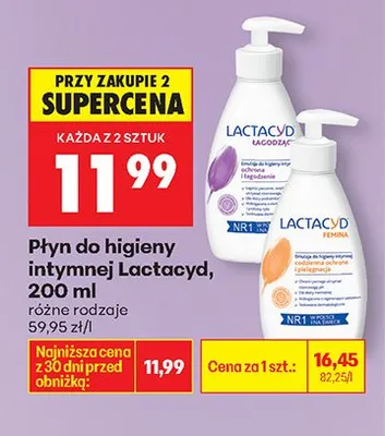 Płyn do higieny intymnej różne rodzaje promocja w Biedronka