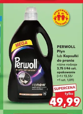 Płyn do prania Perwoll Black Detergent renew promocja w Kaufland
