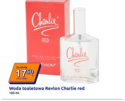 Woda toaletowa Revlon Charlie Red promocja w Action