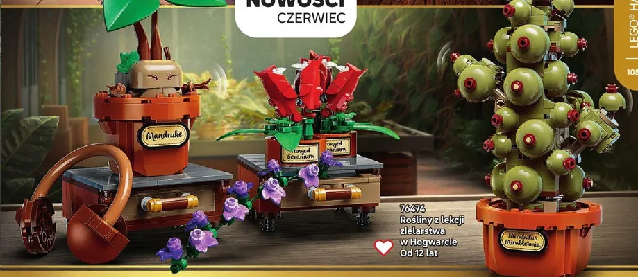 Klocki LEGO Harry Potter Rośliny z lekcji zielarstwa w Hogwarcie 76474 promocja w LEGO