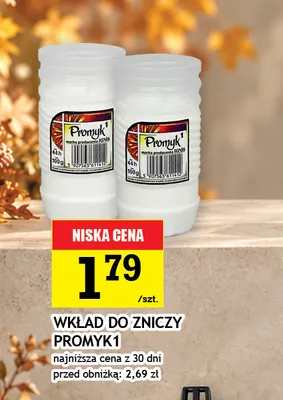 Wkład do zniczy Promyk 1 promocja w Gram Market