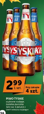 Piwo Tyskie Gronie promocja w Groszek