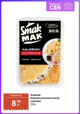 Naleśniki proteinowe twaróg czekolada Smak Mak promocja w Dino