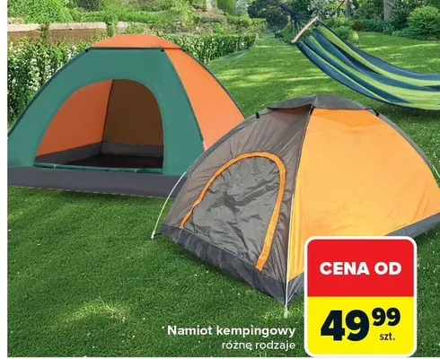 Namiot kempingowy promocja w Carrefour