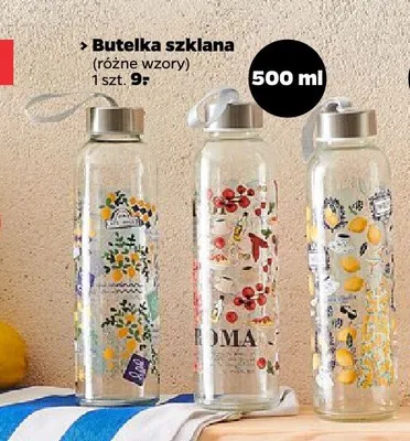 Butelka szklana Florina promocja w Netto