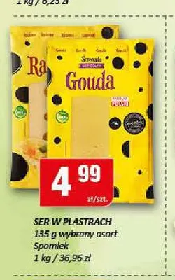 Ser gouda w plastrach Serenada promocja w Chorten