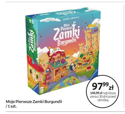 Gra Moje pierwsze Zamki Burgundii Ravensburger promocja w Empik