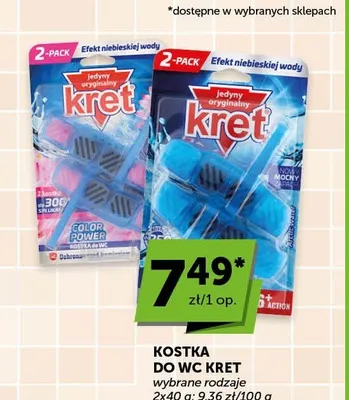 Kostka do WC KRET Arctic Water promocja w Euro Sklep