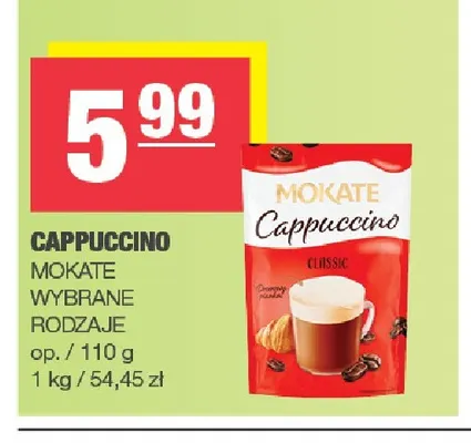 Cappuccino Mokate promocja w SPAR