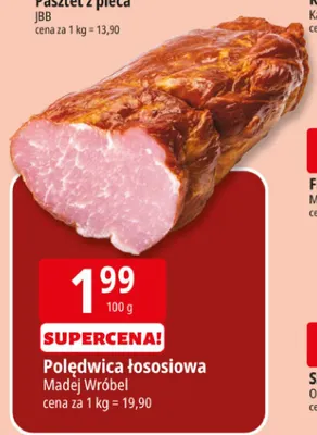 Polędwica łososiowa Madej Wróbel promocja w Leclerc