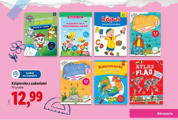 Książeczka z zadaniami promocja w Lidl