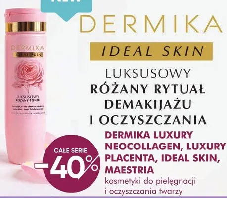 Kosmetyki DERMIKA LUXURY NEOCOLLAGEN, LUXURY PLACENTA, IDEAL SKIN, MAESTRIA do pielęgnacji i oczyszczania twarzy promocja w Makro