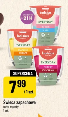 Świeca zapachowa Bolsius promocja w POLOmarket