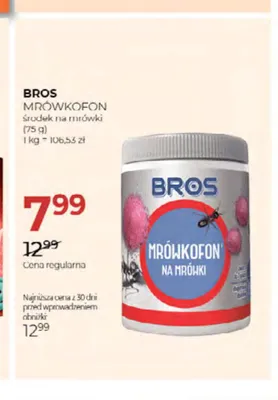 Środek na mrówki Bros Mrówkofon promocja w Drogerie Jawa