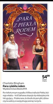 Książka Para z piekła rodem Charlotte Bingham promocja w Empik