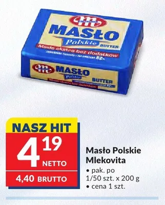 Masło Polskie Mlekovita promocja w Makro