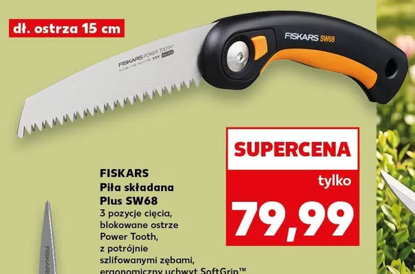 Piła składana Fiskars Plus SW68 dł. ostrza 15cm promocja w Kaufland