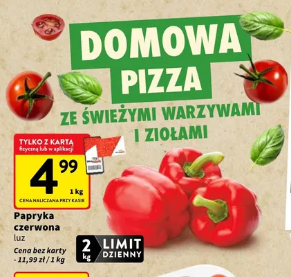 Papryka czerwona luz promocja w Intermarche