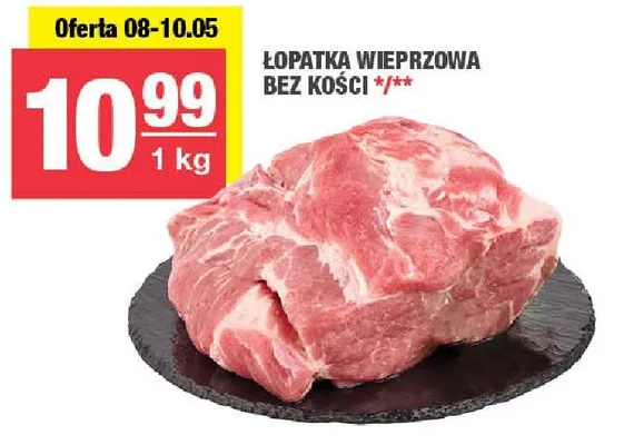 Łopatka wieprzowa bez kości promocja w SPAR
