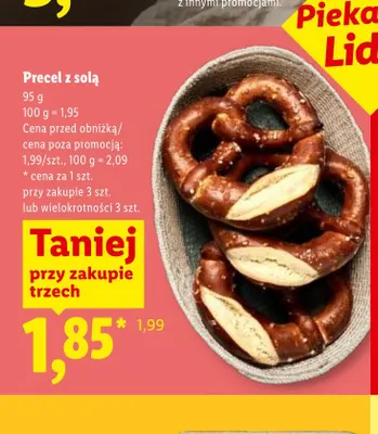 Precel z solą promocja w Lidl