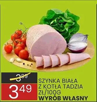 Szynka biała z kotła tadzia promocja w Wafelek