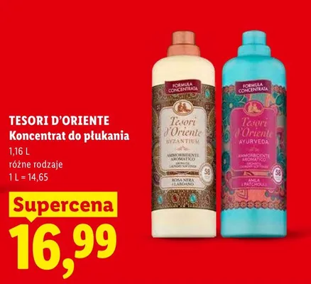 Koncentrat do płukania TESORI D'ORIENTE Byzantium promocja w Lidl