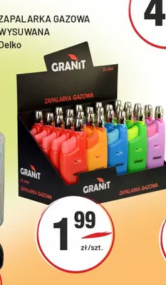 Zapalarka gazowa wysuwana Granit promocja w Sedal