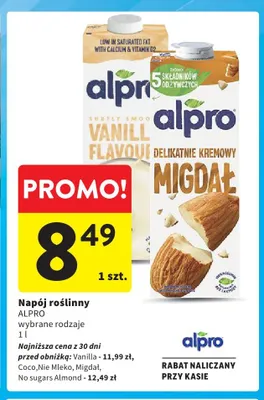 Napój roślinny Alpro Coco promocja w Intermarche
