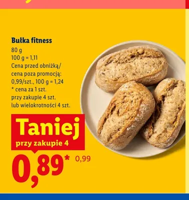 Bułka fitness promocja w Lidl