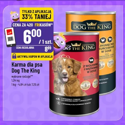 Karma dla psa Dog The King promocja w POLOmarket
