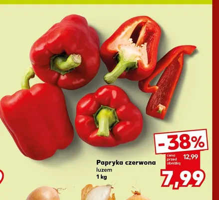 Papryka czerwona promocja w Kaufland