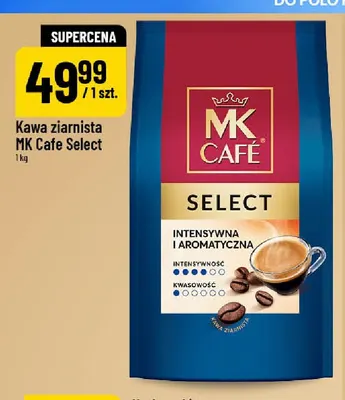 Kawa ziarnista MK Cafe Select promocja w POLOmarket