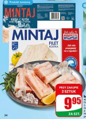 Mintaj kostka z filetów promocja w Dino