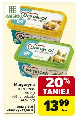 Margaryna różne rodzaje promocja w Carrefour Market