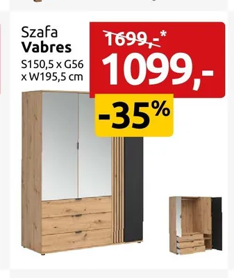 Szafa Vabres promocja w Black Red White