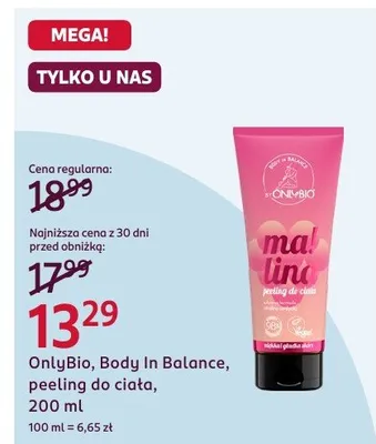 Peeling do ciała promocja w Rossmann