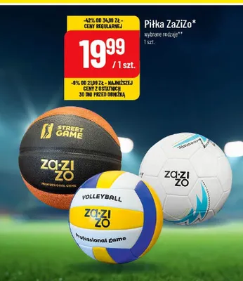 Piłka do koszykówki ZaZiZo promocja w POLOmarket