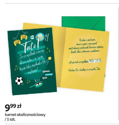 Karnet okolicznościowy promocja w Empik