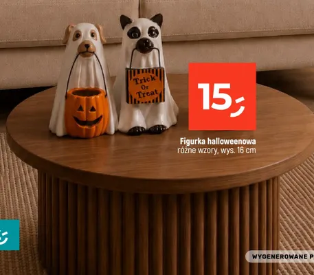 Figurka halloweenowa promocja w Dealz