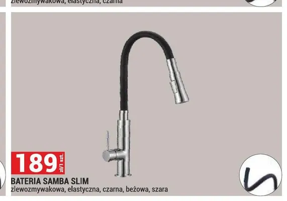 Bateria zlewozmywakowa Samba Slim elastyczna promocja w Merkury Market