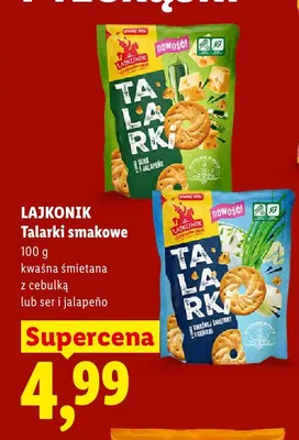 Talarki smakowe Lajkonik ser i jalapeño promocja w Lidl