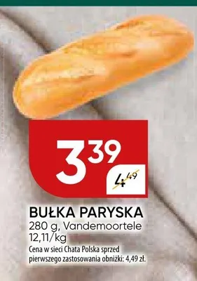 Bułka paryska promocja w Chata Polska