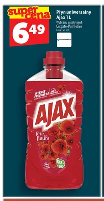 Płyn uniwersalny Ajax promocja w TOPAZ