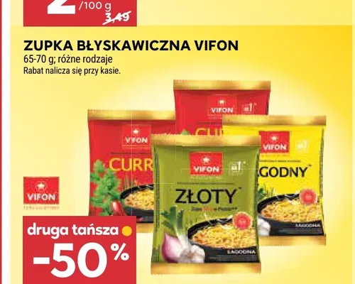 Zupka błyskawiczna Vifon promocja w Stokrotka