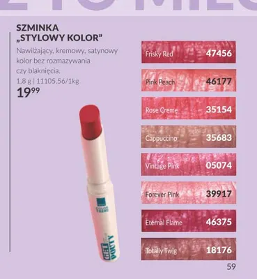 Szminka Stylowy Kolor Cappuccino Avon promocja w AVON