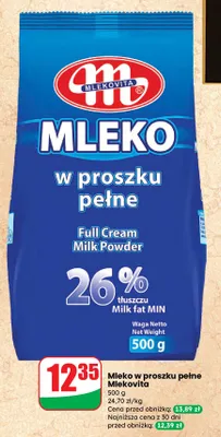 Mleko w proszku pełne promocja w Dino