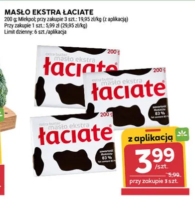 Masło ekstra łaciate promocja w Stokrotka